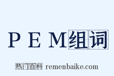 PEM组词是什么意思的图片